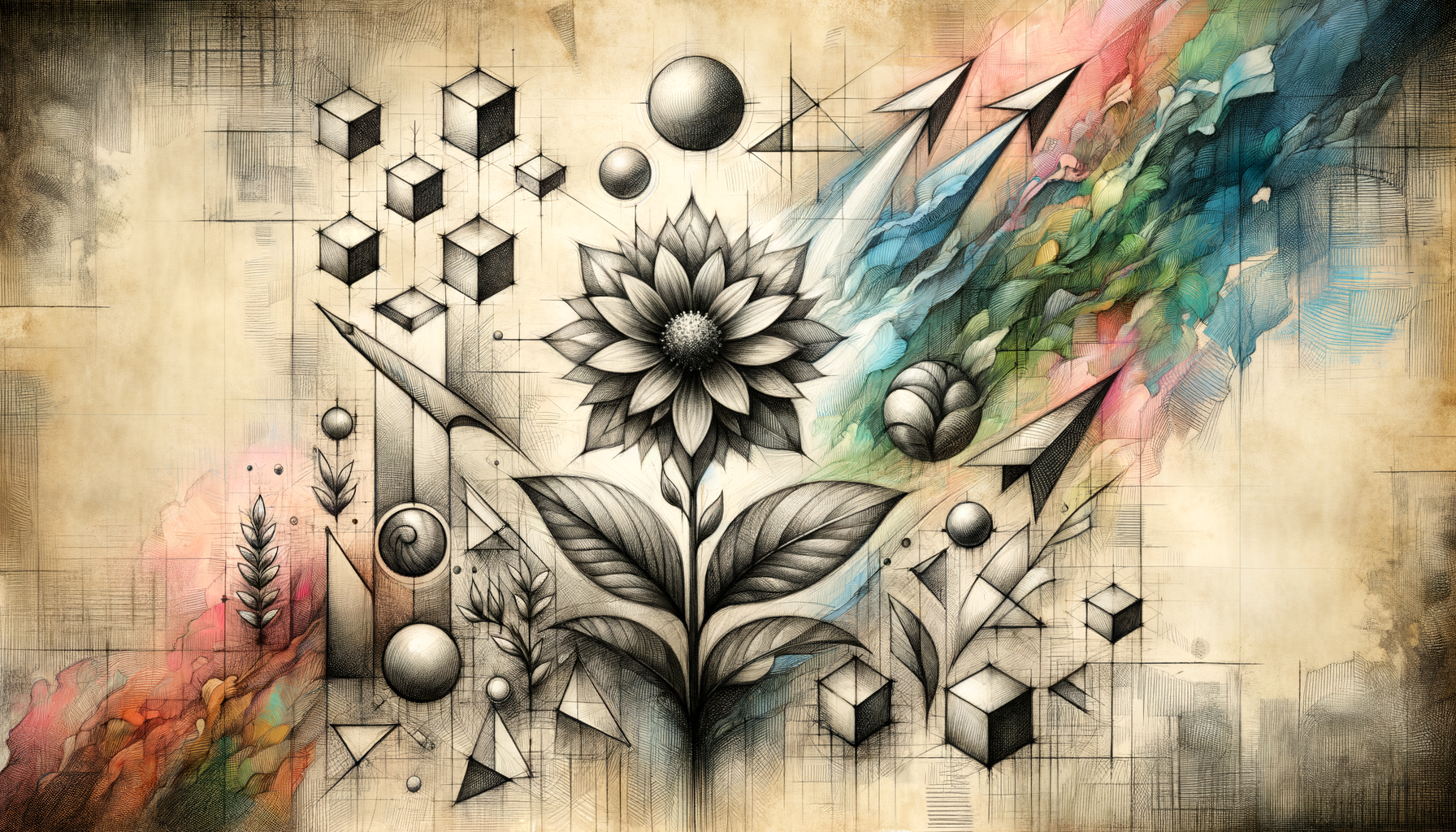 Blossoming Sketches: Tulip Hope's Dreamlike Journey - Teo Teglia Art