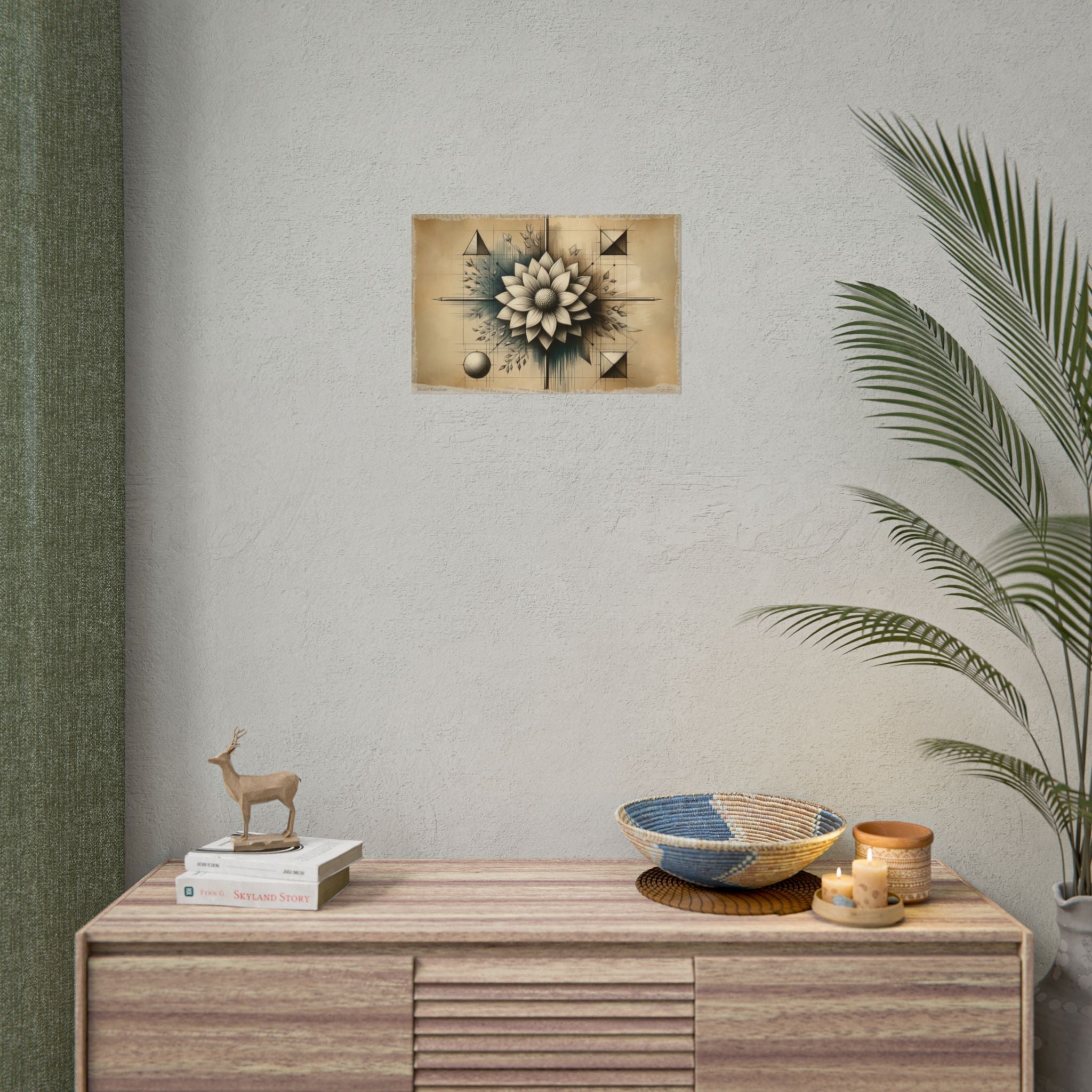 "Ascendancy of Radiant Bloom" - Art Print by Teo Teglia Art
