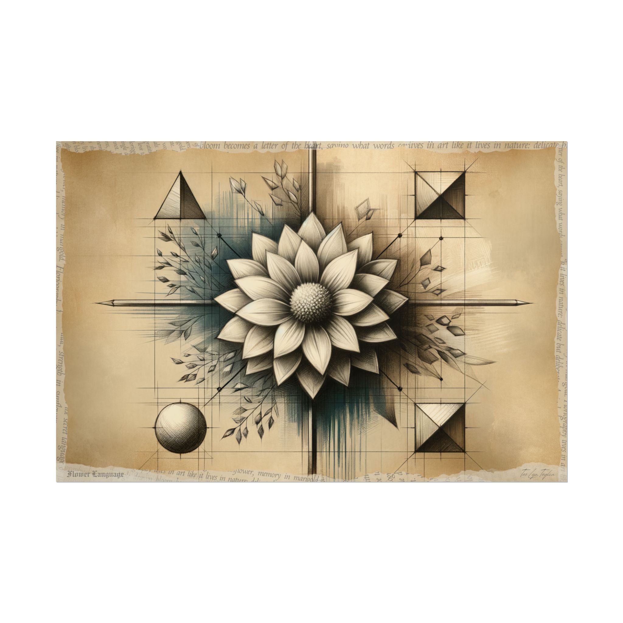 "Ascendancy of Radiant Bloom" - Art Print by Teo Teglia Art