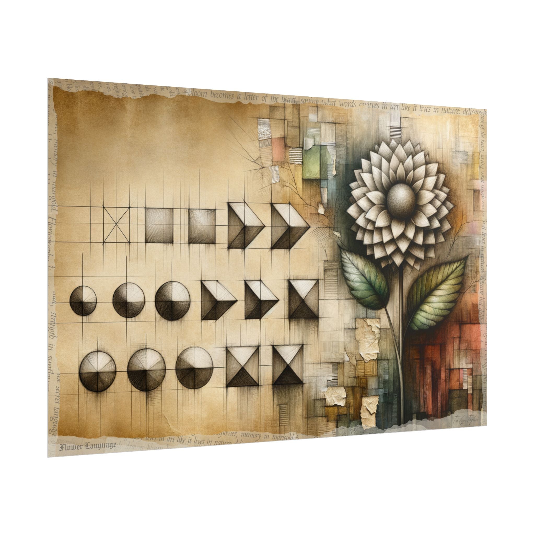 Eloquence from Raw Edges - Art Print by Teo Teglia Art