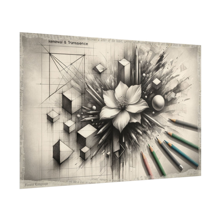 Emergence from Simplicity's Rubble - Art Print by Teo Teglia Art