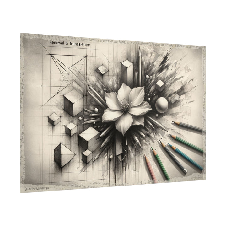 Emergence from Simplicity's Rubble - Art Print by Teo Teglia Art