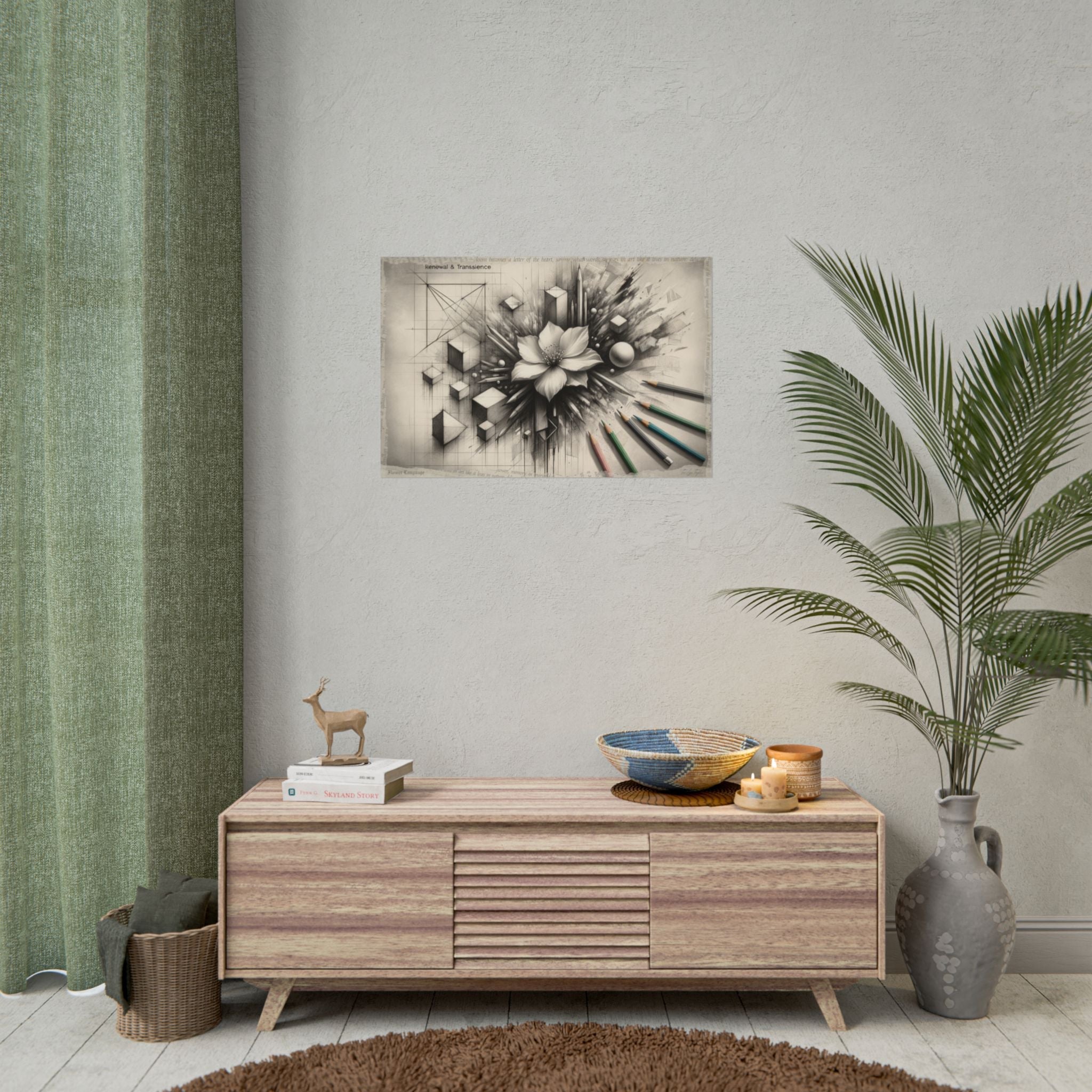 Emergence from Simplicity's Rubble - Art Print by Teo Teglia Art