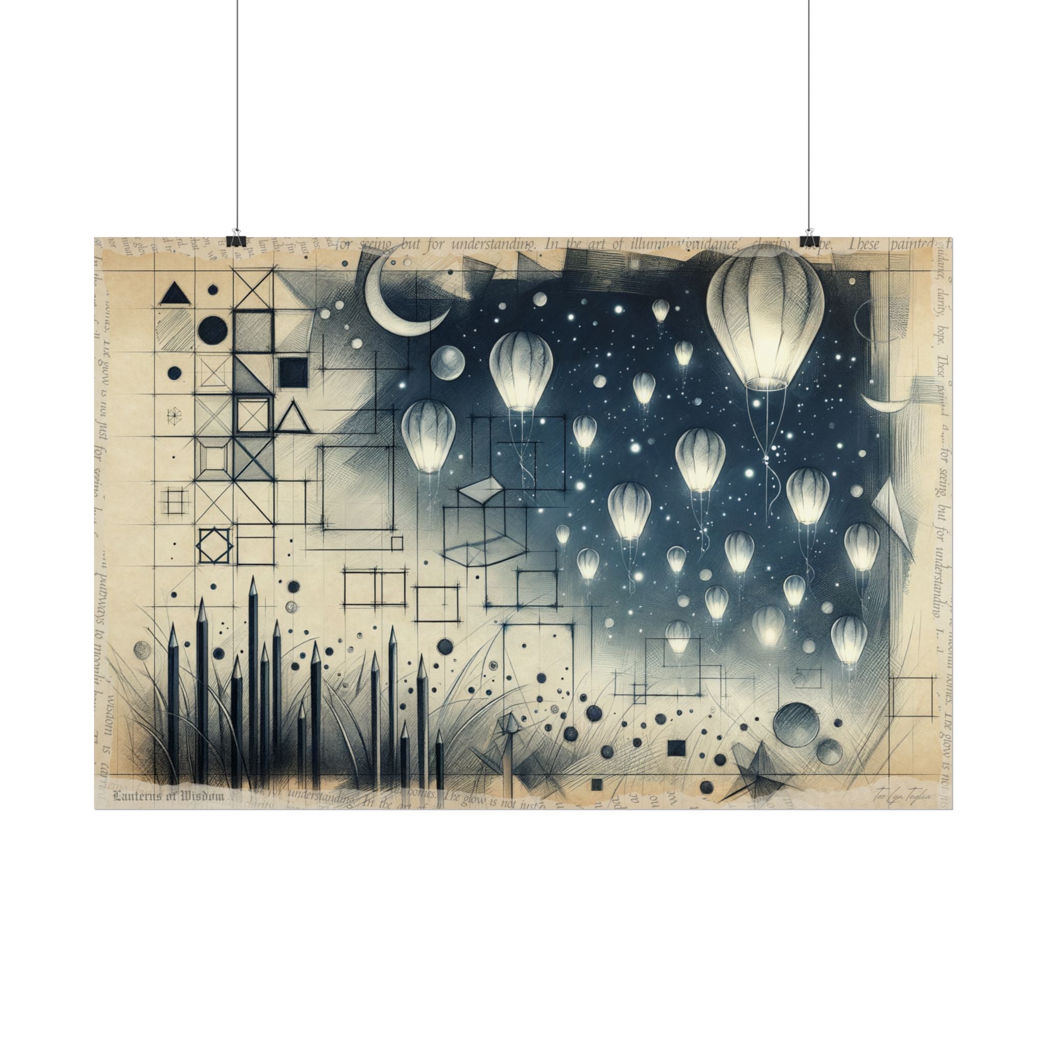✏️ Evolving Dreamscape Doodles - Art Print by Teo Teglia Art