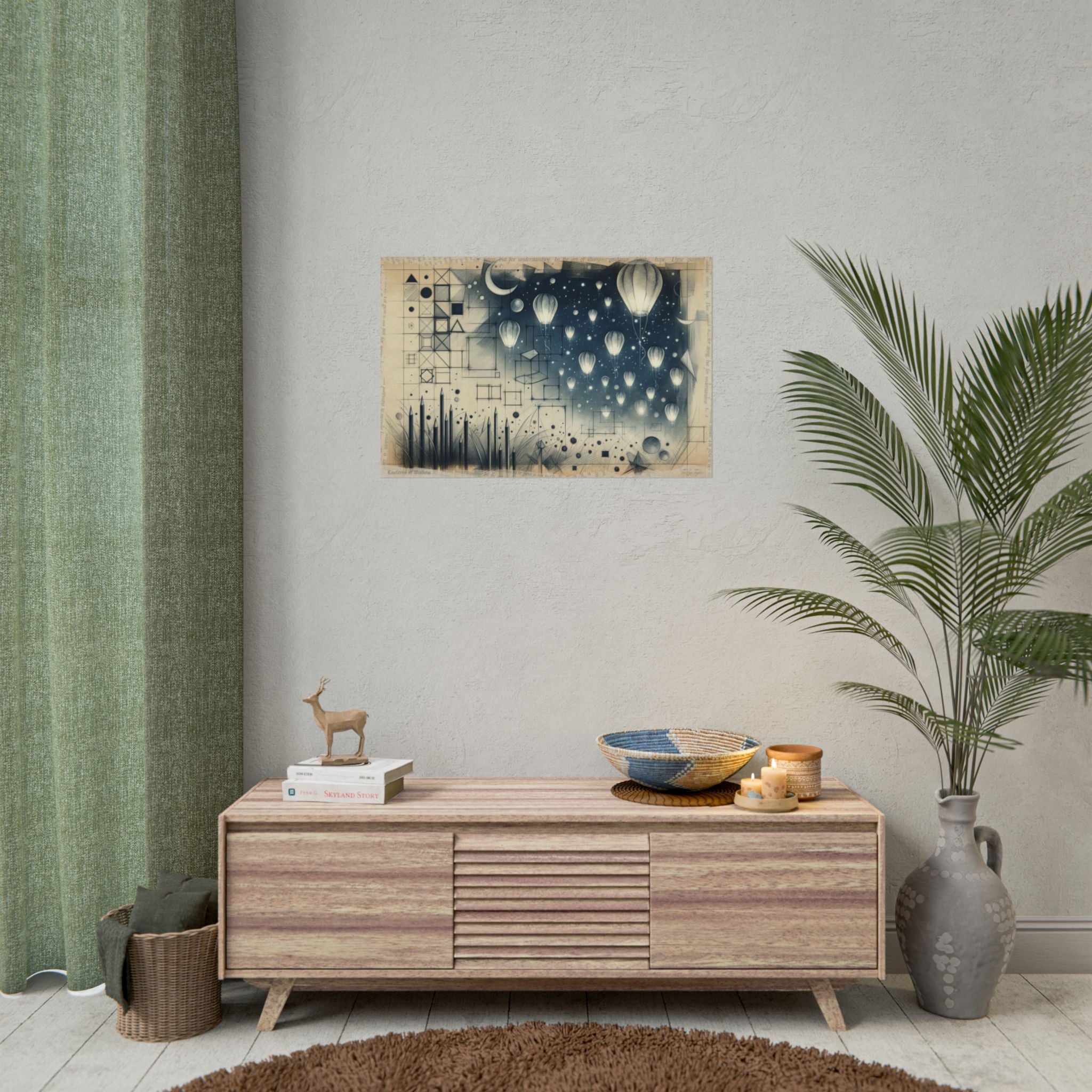 ✏️ Evolving Dreamscape Doodles - Art Print by Teo Teglia Art