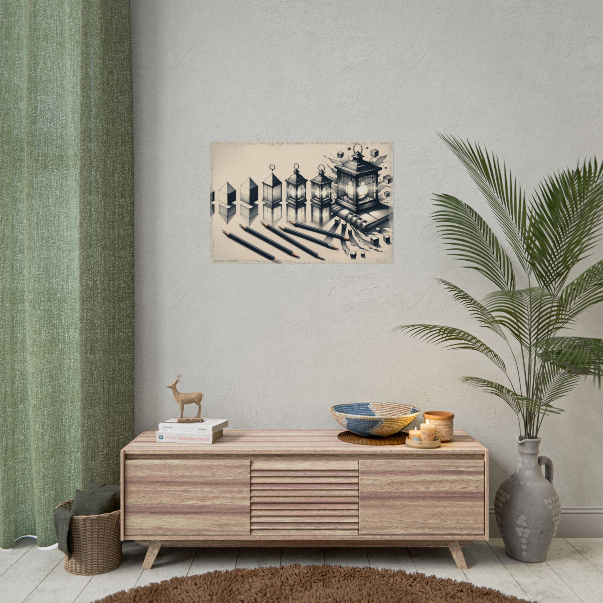 Geometric Dreams Unfolding - Art Print by Teo Teglia Art