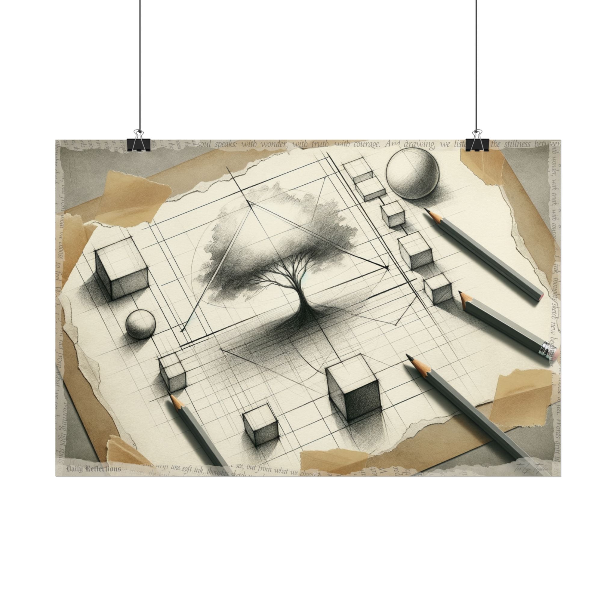 Geometric Genesis Blooms - Art Print by Teo Teglia Art