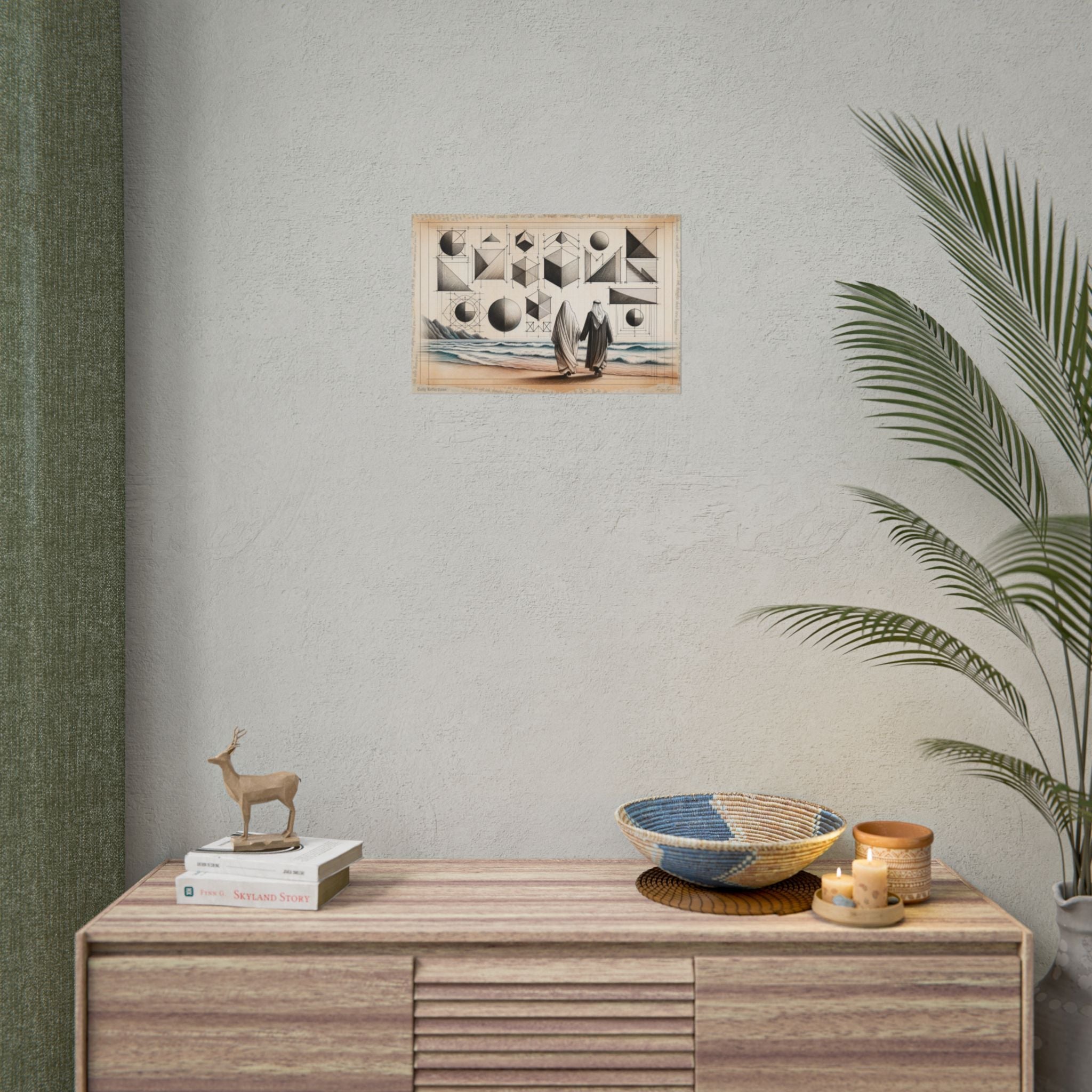 Geometry Blooms in Love - Art Print by Teo Teglia Art
