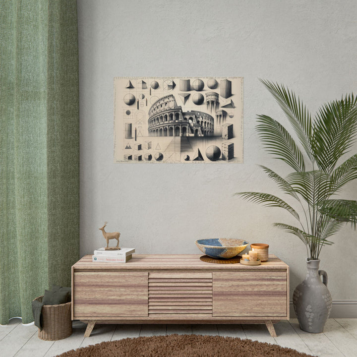 Geometry Dreams to Roman Echoes - Art Print by Teo Teglia Art
