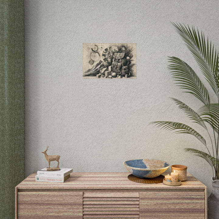 ✏️ Geometry's Wanderlust Overture - Art Print by Teo Teglia Art