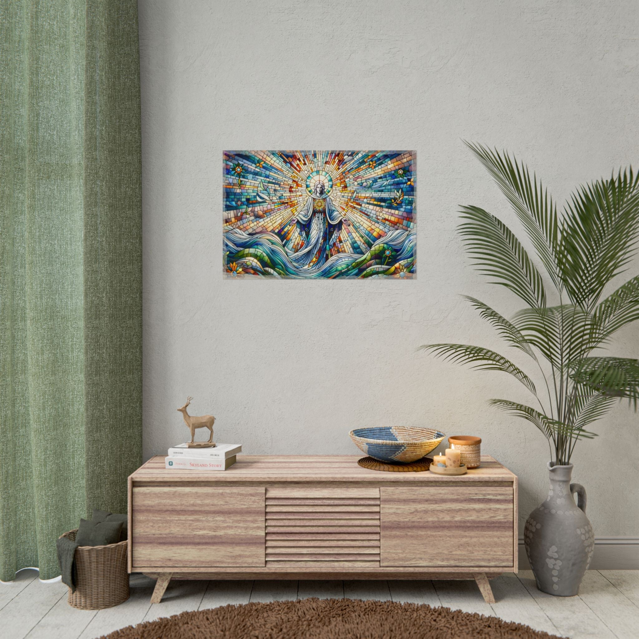 Illuminated Saint Symphony - Art Print by Teo Teglia Art