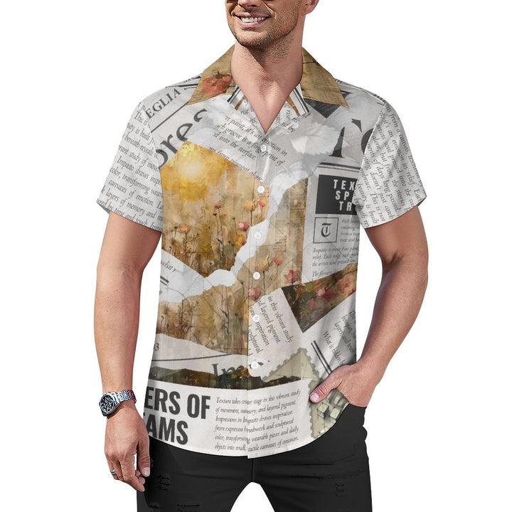 Impressions in Impasto - Cuban Collar Shirt by Teo Teglia Art