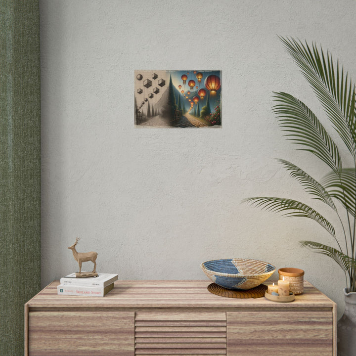 Journey of Illuminated Transitions - Art Print by Teo Teglia Art