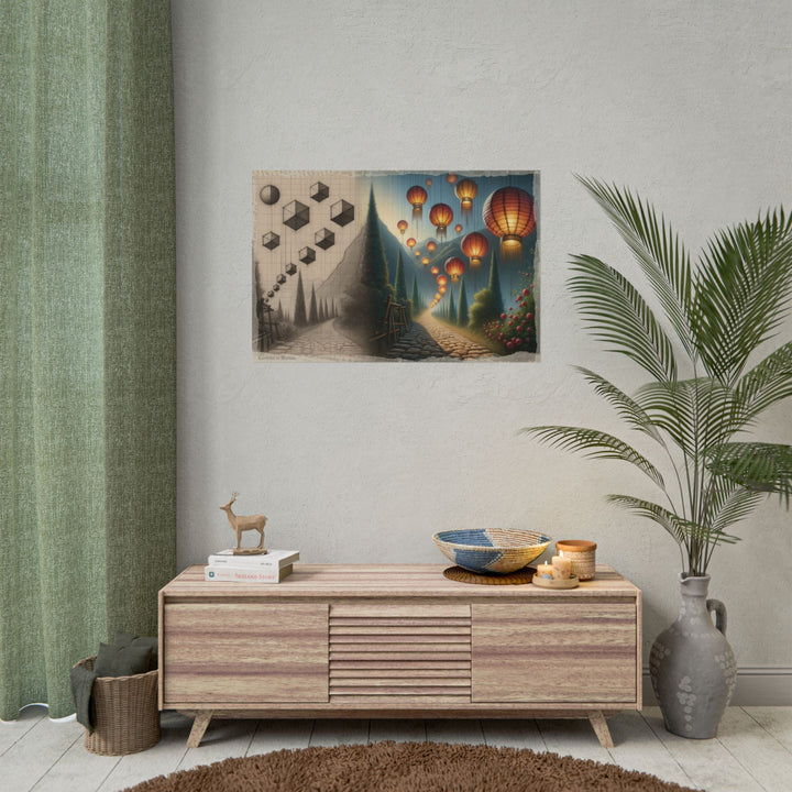 Journey of Illuminated Transitions - Art Print by Teo Teglia Art