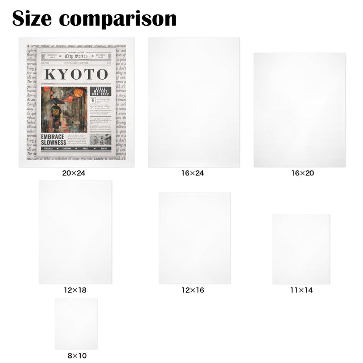 Kyoto - Gallery Art Print Set of 3 by Teo Teglia Art