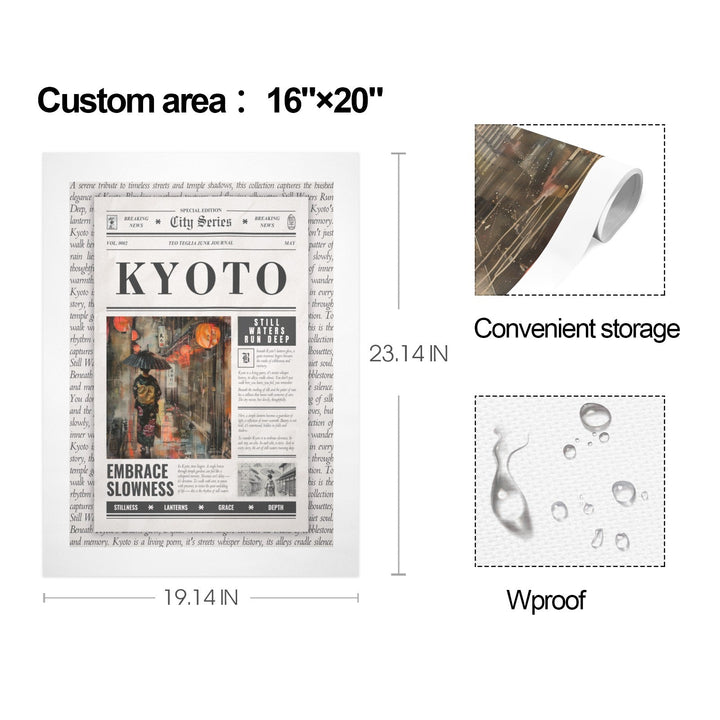 Kyoto - Gallery Art Print Set of 3 by Teo Teglia Art