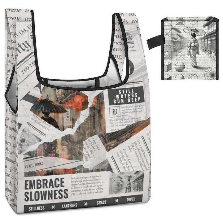 Kyoto - Reusable Tote Bag by Teo Teglia Art