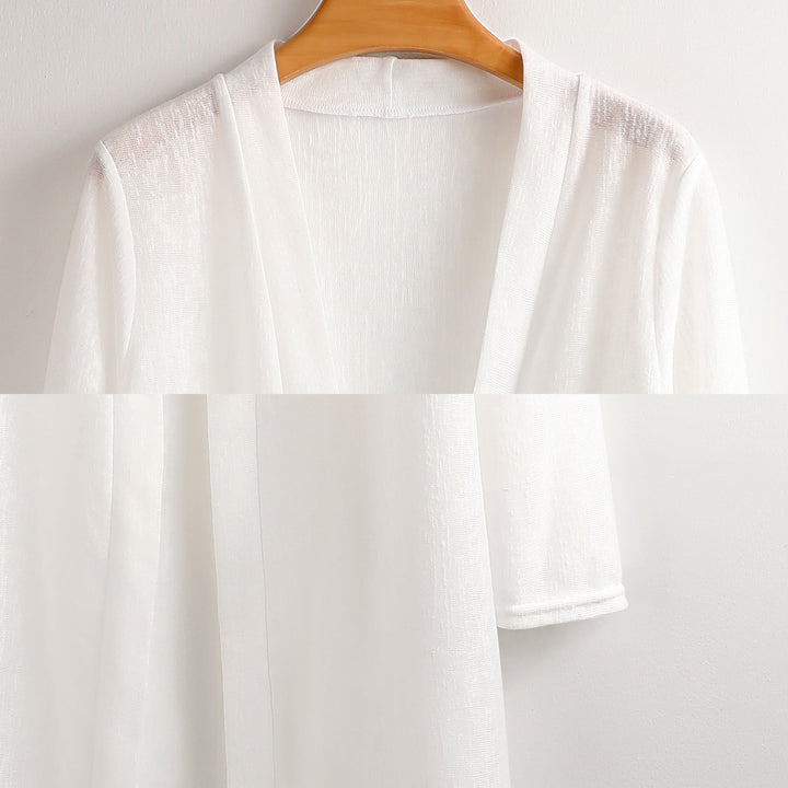 Kyoto - Women's Mid - Length Cardigan by Teo Teglia Art