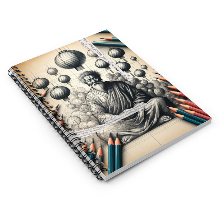 Lantern Wisdom - Sketch Notebook by Teo Teglia Art