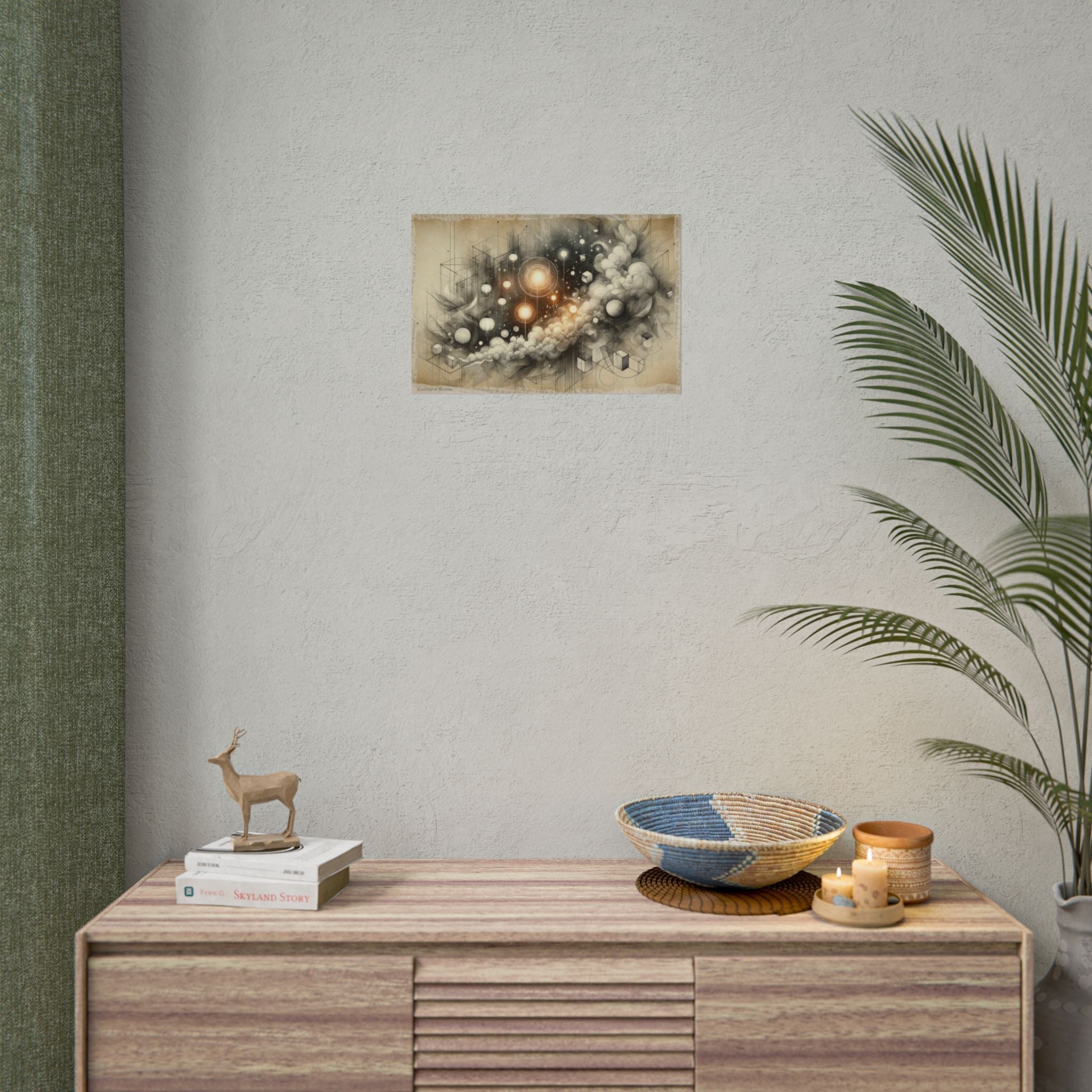 Lanterns in Abstract Verse - Art Print by Teo Teglia Art