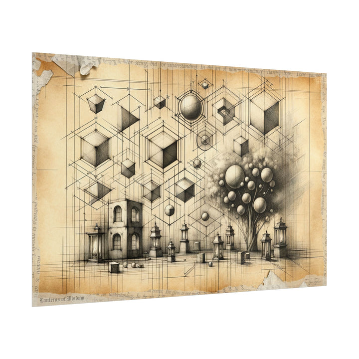 ✏️ Learning Lanterns Ascend - Art Print by Teo Teglia Art