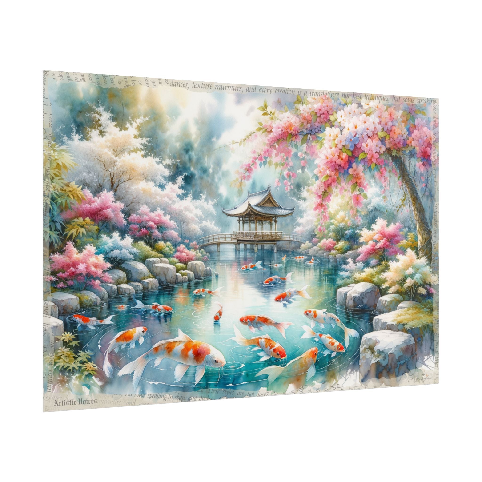 Lily Whispered Serenity - Art Print by Teo Teglia Art