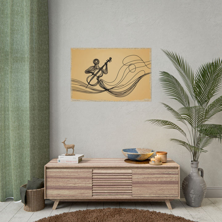 Melody Woven in Air - Art Print by Teo Teglia Art