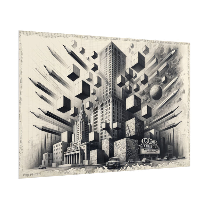 Metamorphosis of Shaded Realities - Art Print by Teo Teglia Art
