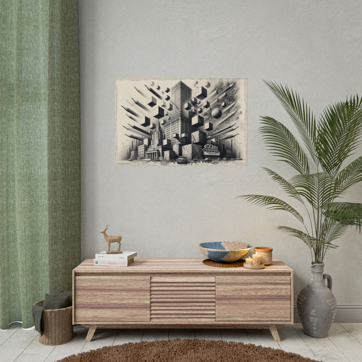 Metamorphosis of Shaded Realities - Art Print by Teo Teglia Art