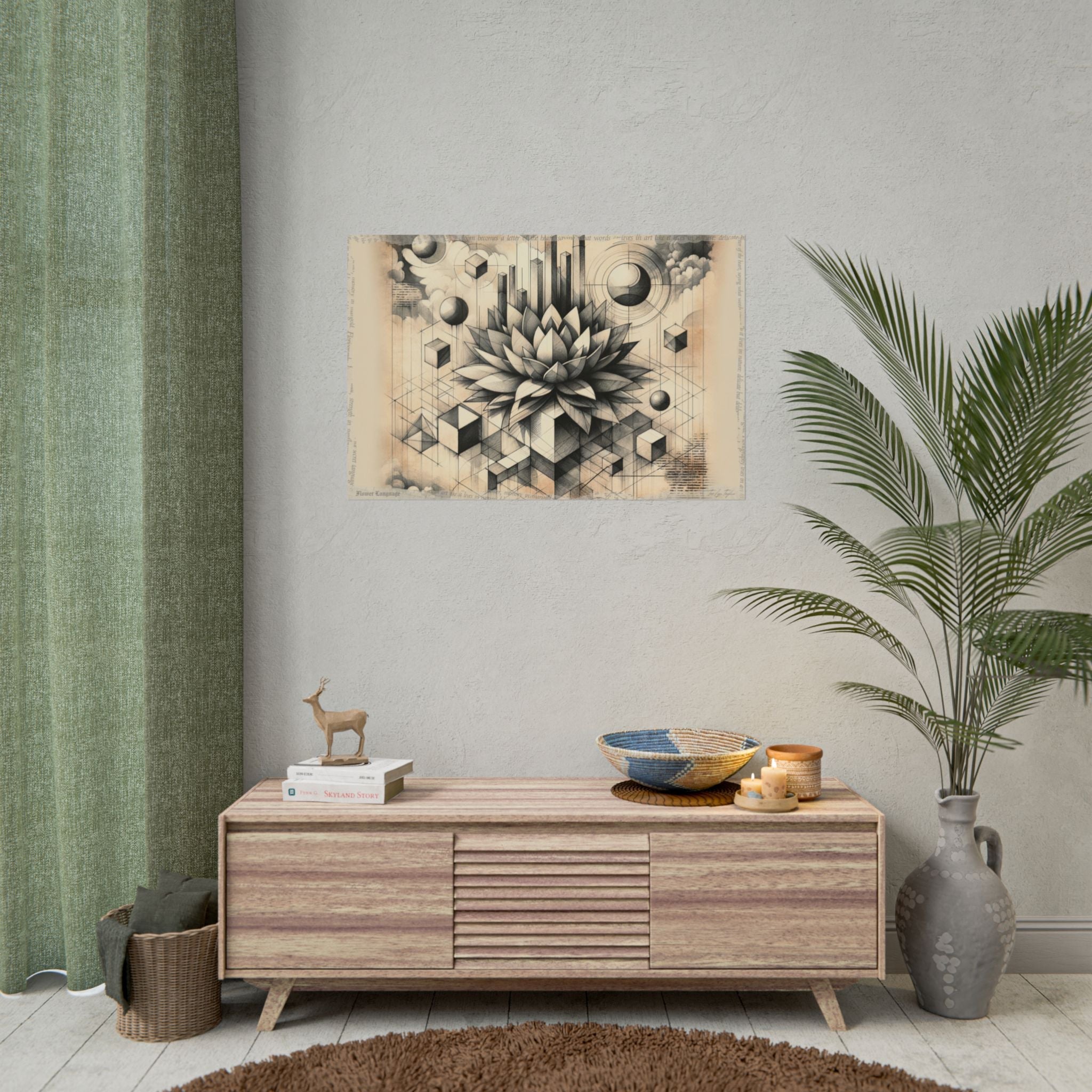 "Metamorphosis of Tranquility" - Art Print by Teo Teglia Art