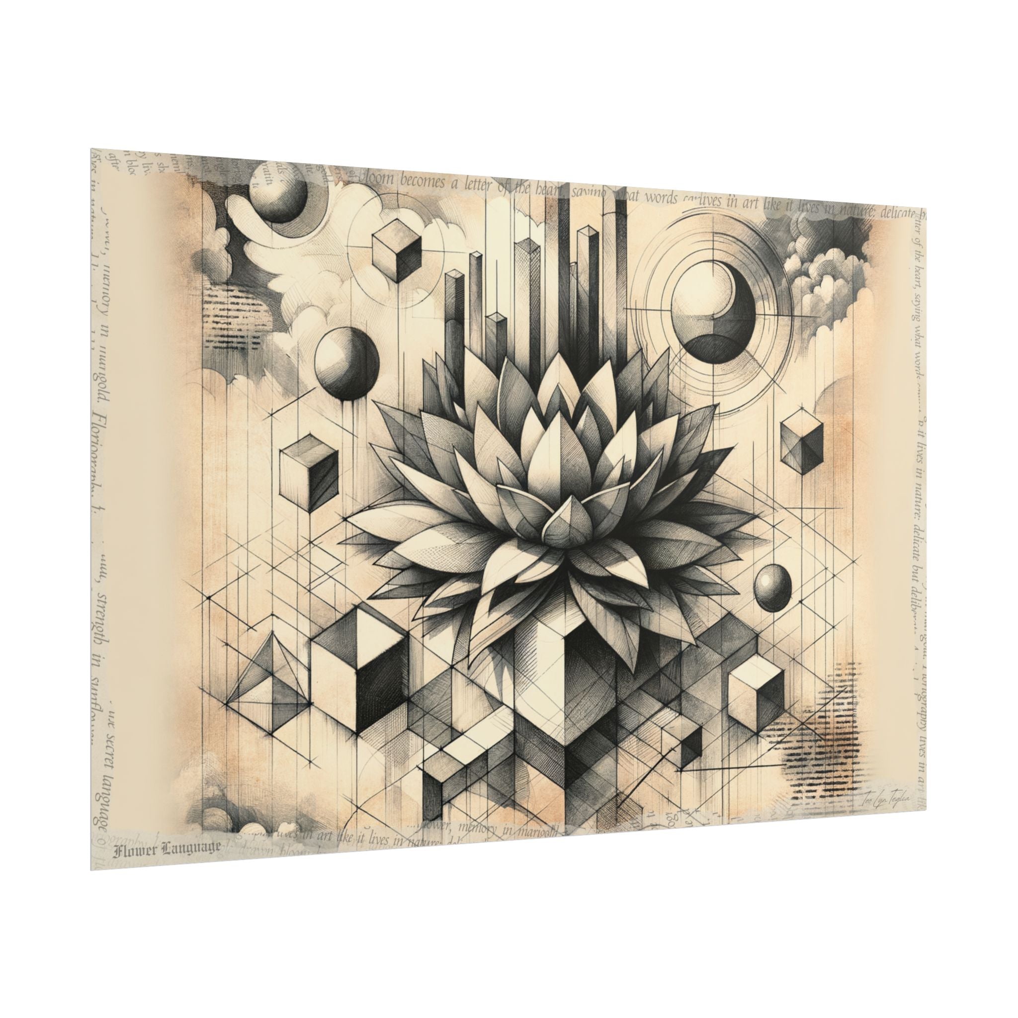 "Metamorphosis of Tranquility" - Art Print by Teo Teglia Art