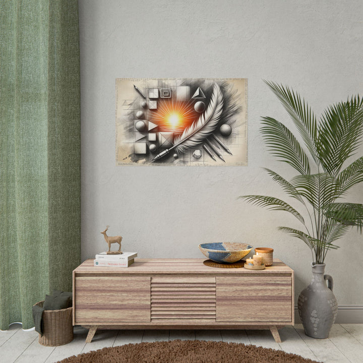 Morphing Dawn Sonata - Art Print by Teo Teglia Art