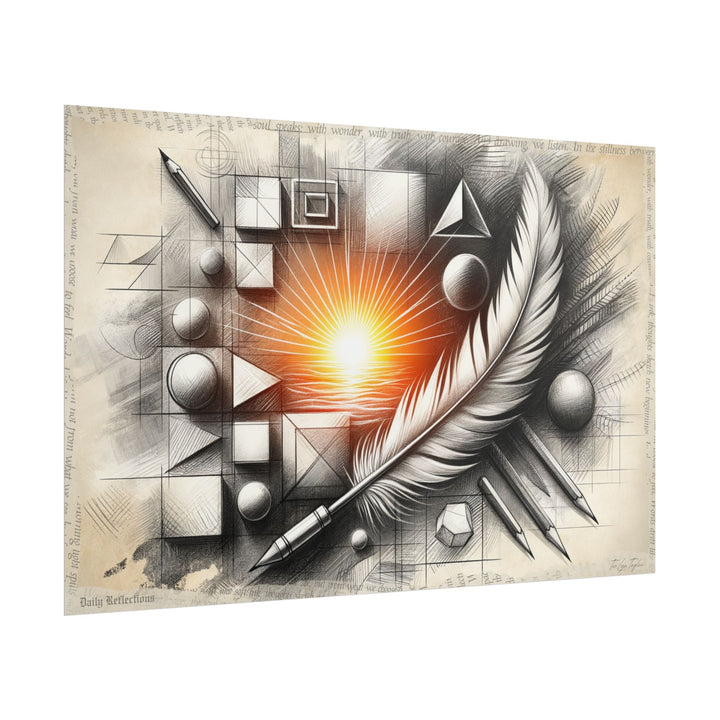 Morphing Dawn Sonata - Art Print by Teo Teglia Art