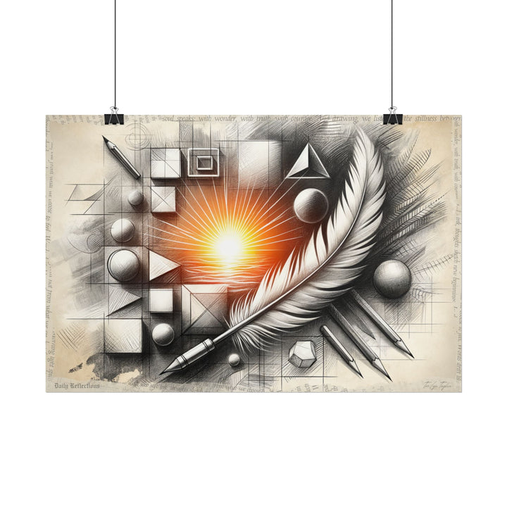 Morphing Dawn Sonata - Art Print by Teo Teglia Art