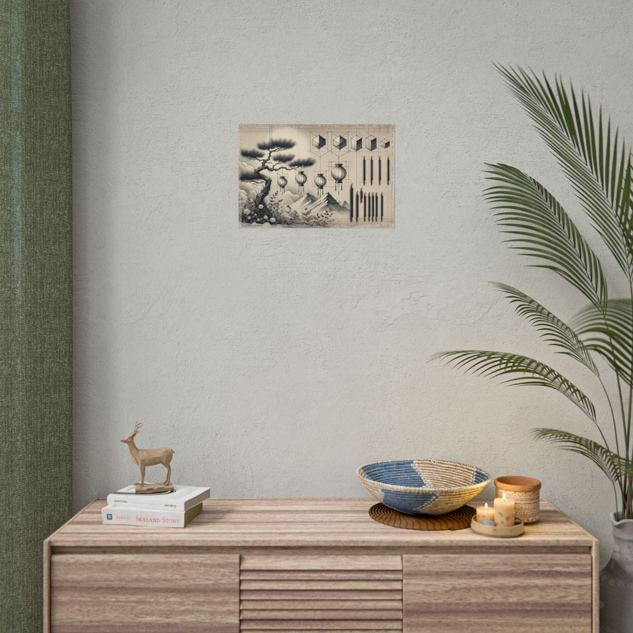 "Morphing Geometry Dreamscape" - Art Print by Teo Teglia Art