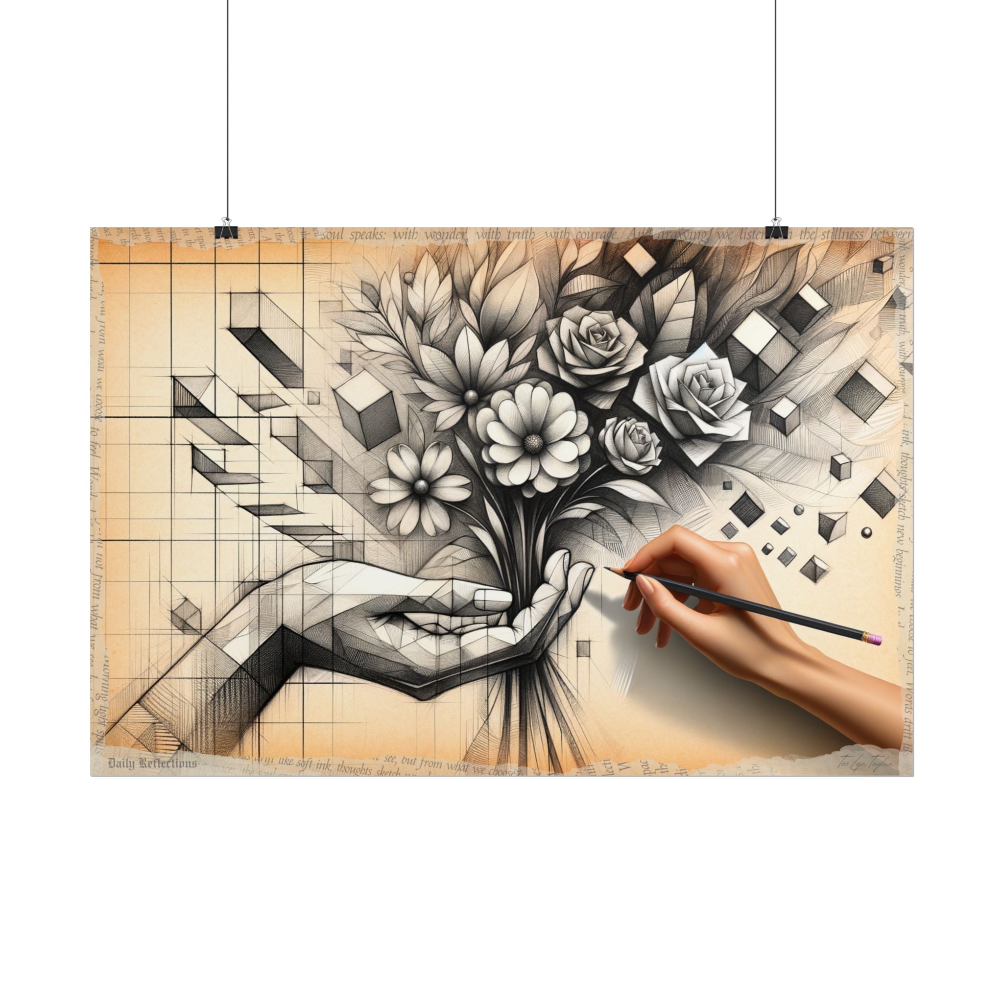 "Progression Blooms Tenderly" - Art Print by Teo Teglia Art