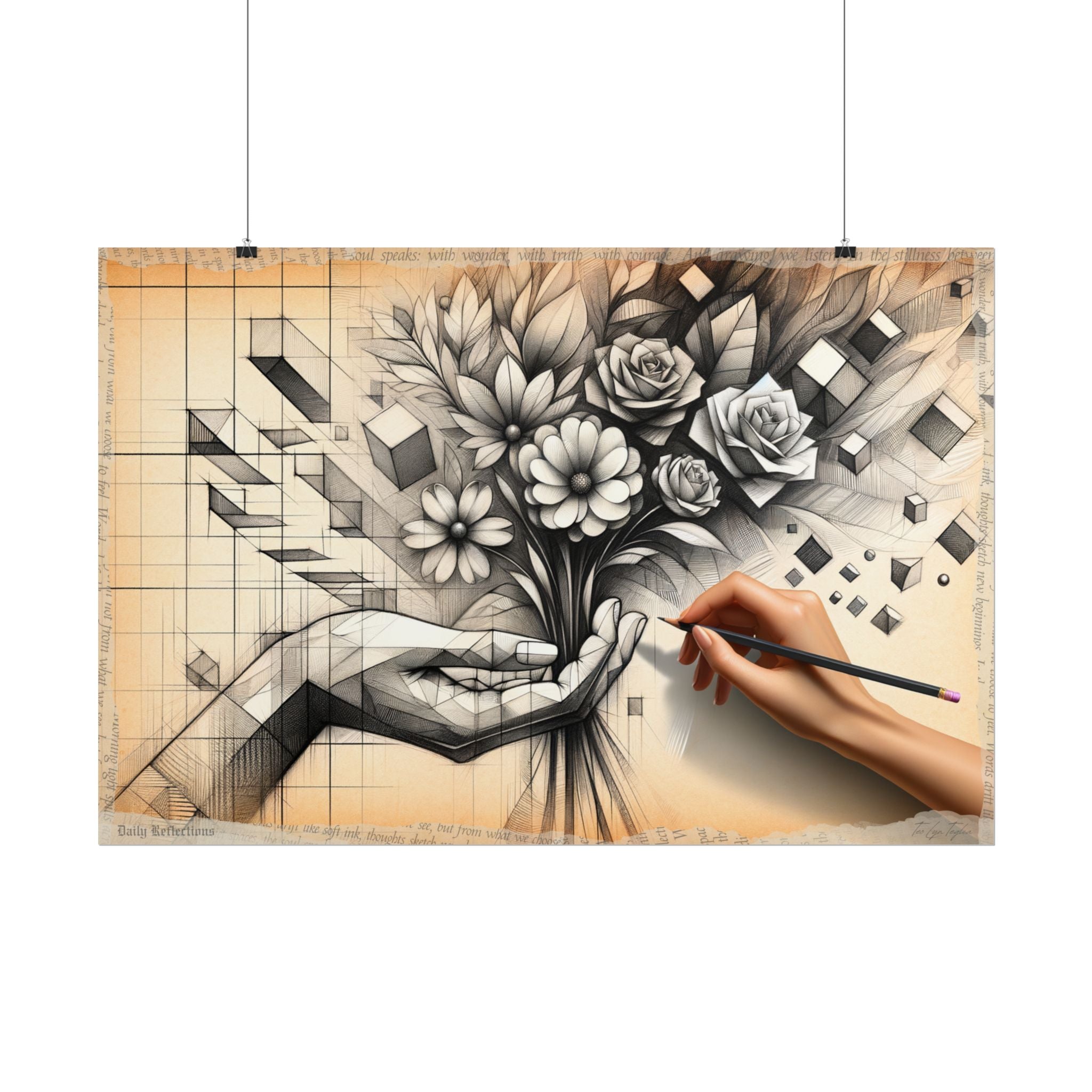 "Progression Blooms Tenderly" - Art Print by Teo Teglia Art