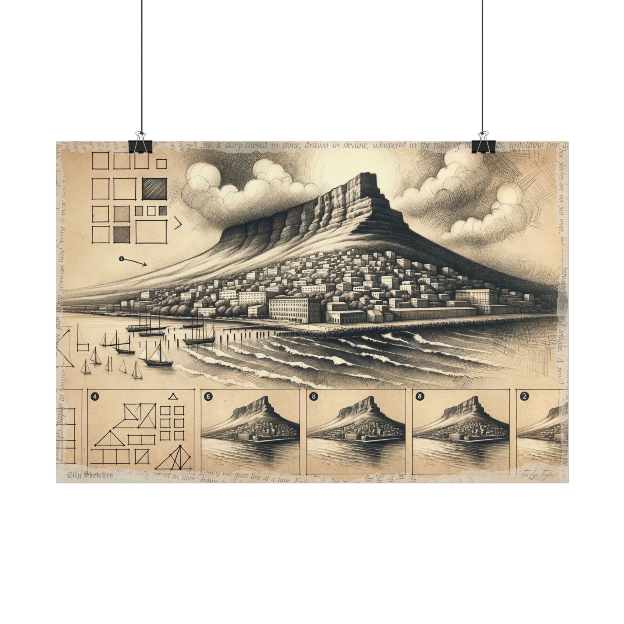 Pulse of Distant Shores - Art Print by Teo Teglia Art