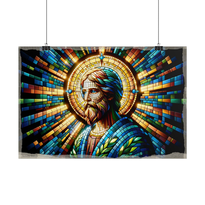 Radiance in Glass Shadows - Art Print by Teo Teglia Art