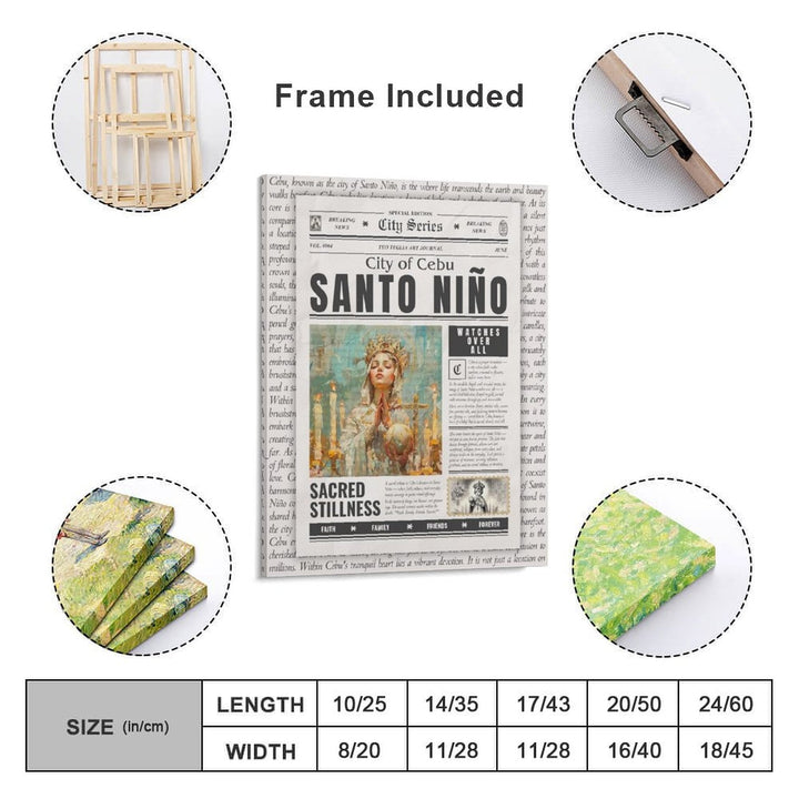 Santo Nino - City Series Canvas by Teo Teglia Art