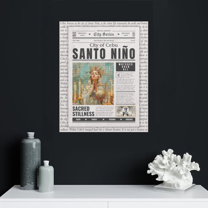 Santo Nino - City Series Canvas by Teo Teglia Art