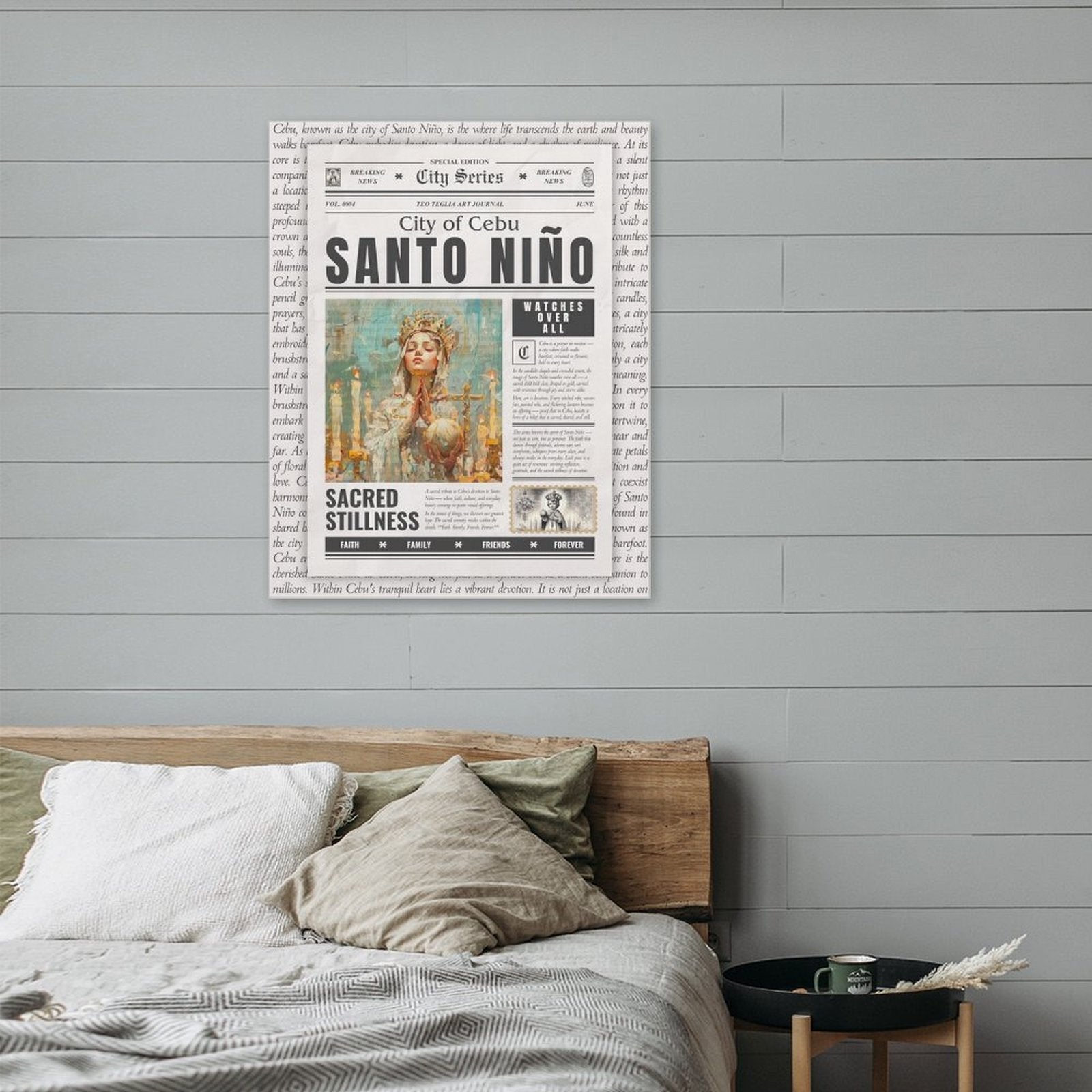 Santo Nino - City Series Canvas by Teo Teglia Art