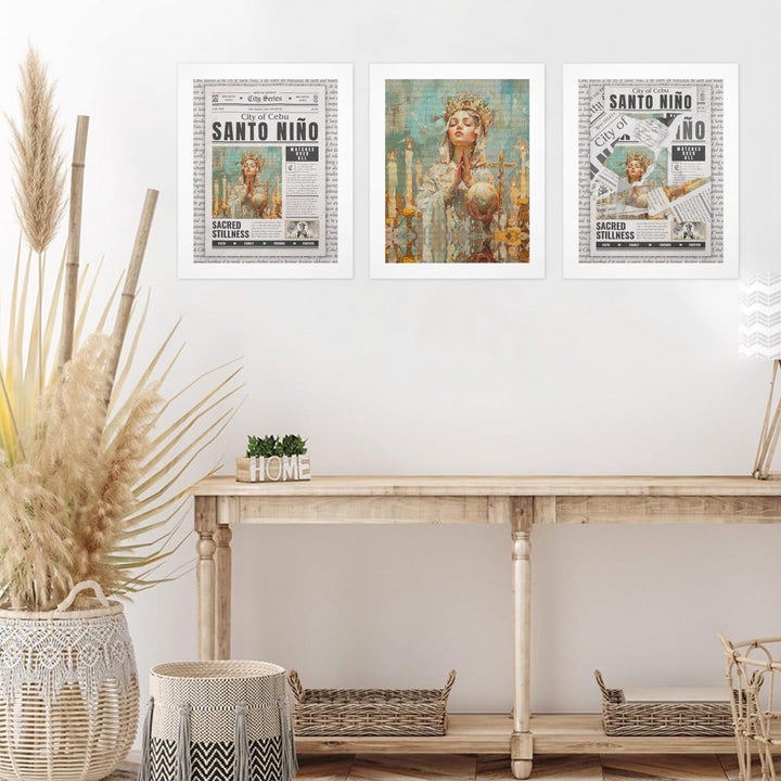 Santo Niño - Gallery Art Print Set of 3 by Teo Teglia Art