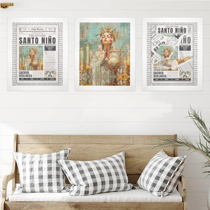 Santo Niño - Gallery Art Print Set of 3 by Teo Teglia Art