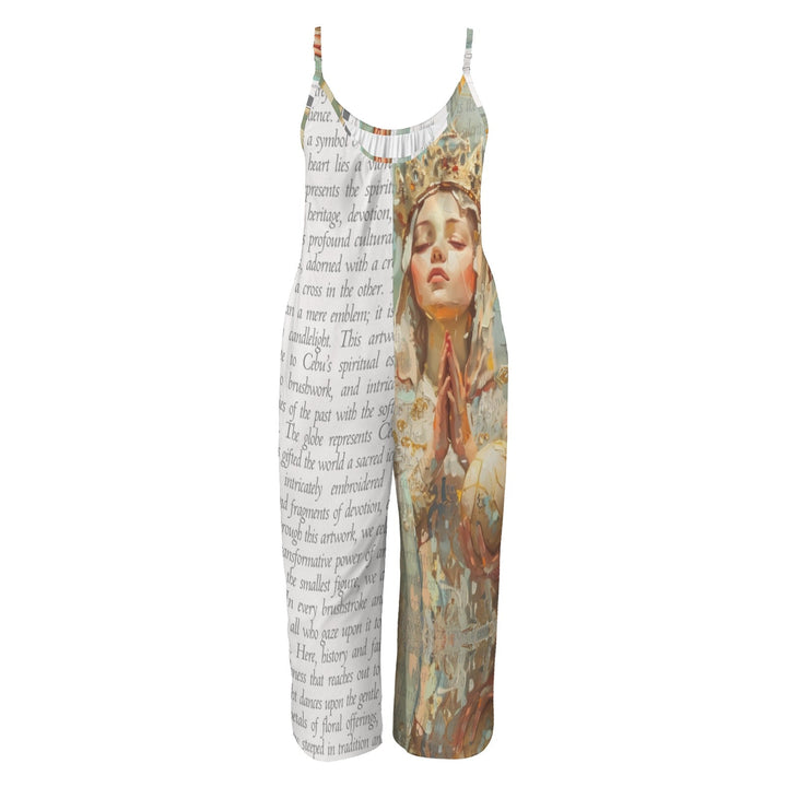 Santo Niño - Wide Leg Pocket Jumpsuit by Teo Teglia Art