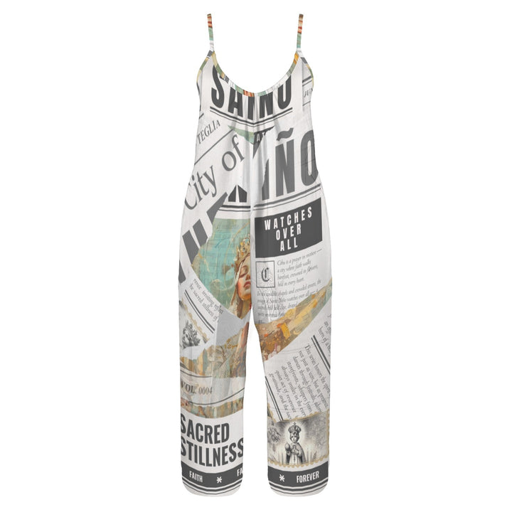 Santo Niño - Wide Leg Pocket Jumpsuit by Teo Teglia Art