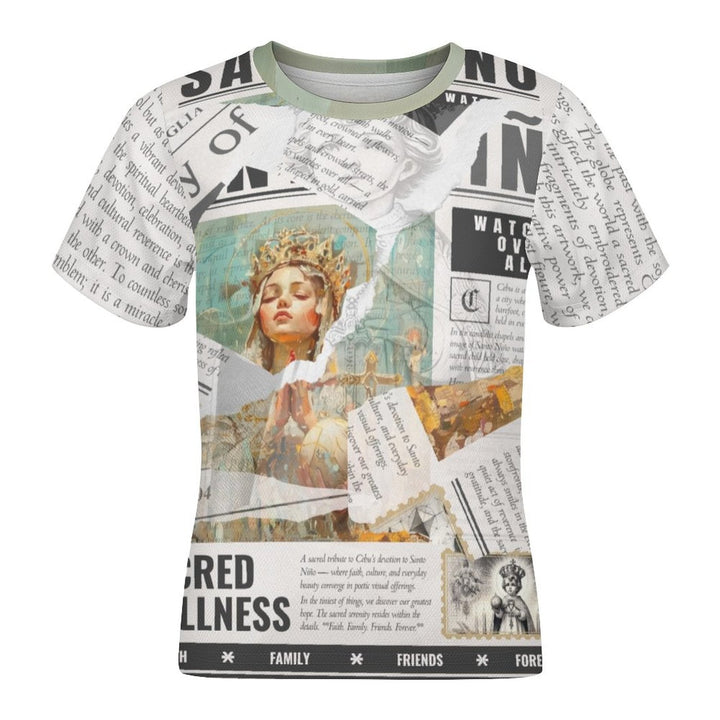 Santo Niño - Youth Devotional Print Tee by Teo Teglia Art