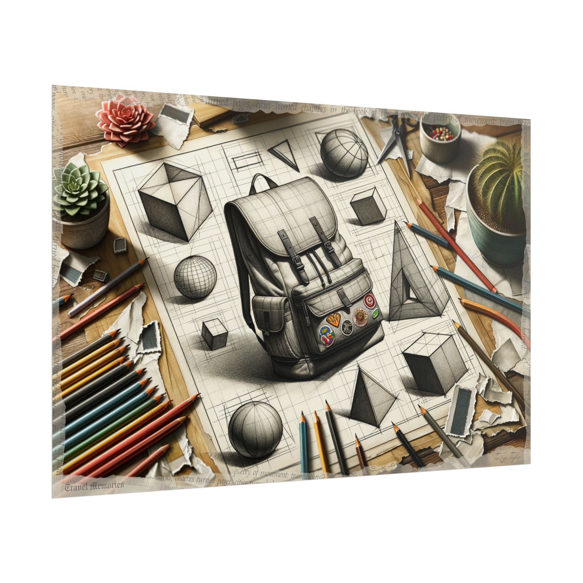 "Strokes of Evolution" - Art Print by Teo Teglia Art