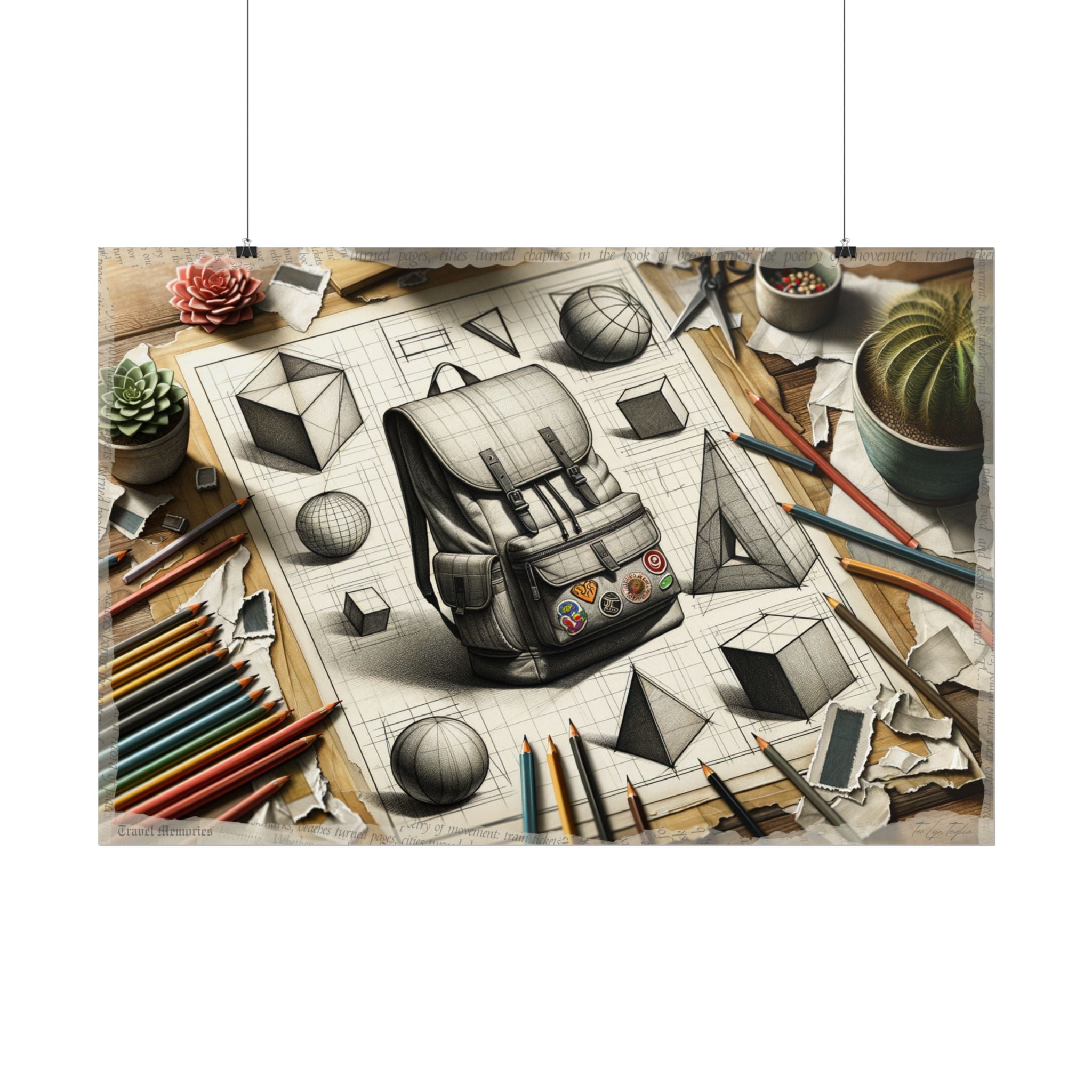 "Strokes of Evolution" - Art Print by Teo Teglia Art
