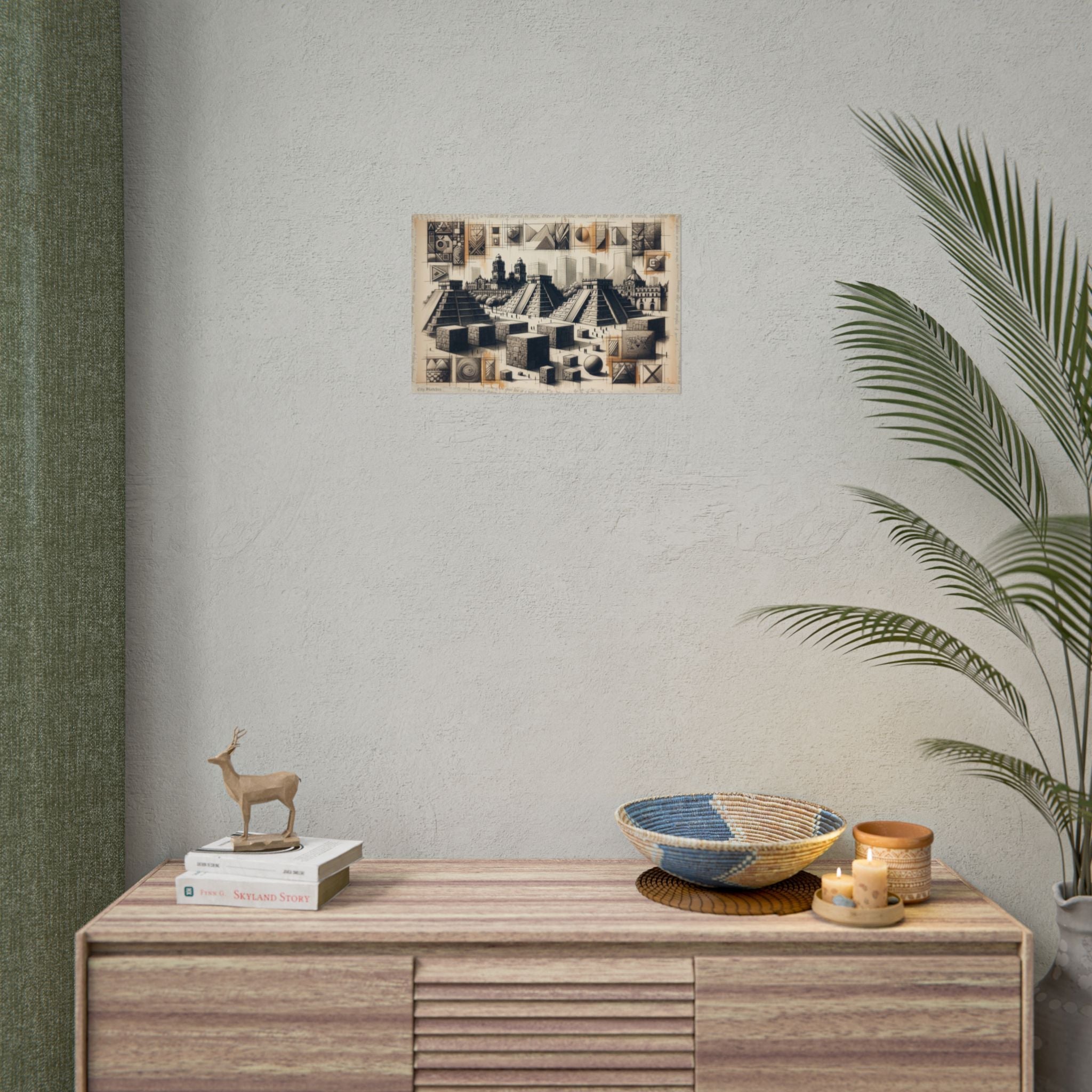✏️ Temporal Merge: Mexico Reverie - Art Print by Teo Teglia Art